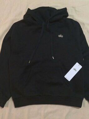 Alo Yoga Accolade Hoodie Black Size S